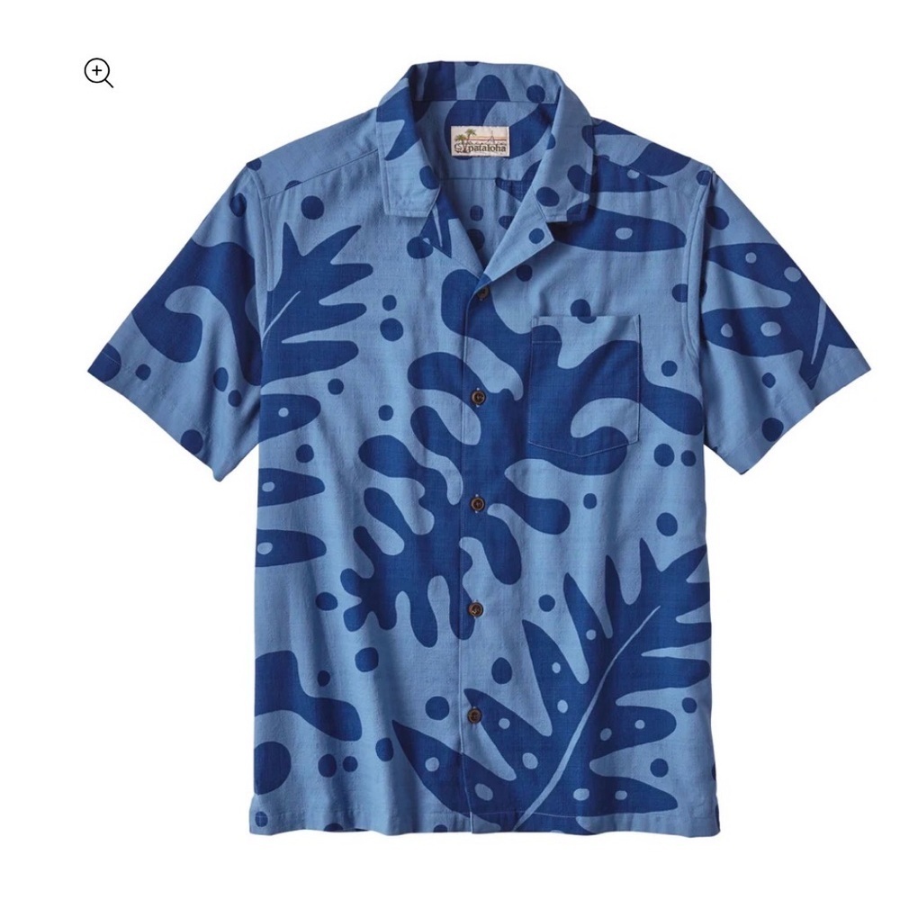 Patagonia Pataloha Shirt blue fern limited edition M
